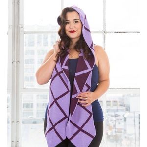 Elhoffer Design Galactic Queen Hooded Scarf rare